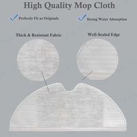 9PCS For Xiaomi Mijia 1C STYTJ01ZHM Spare Parts Main Brush Side Brush Hepa Filter Mop Cloth Water Tank Accessories Kit