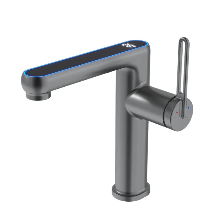 

Gun ash wash basin faucet Hydro power generation digital display faucet Rotating basin faucet