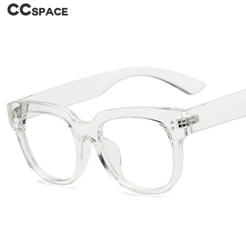 47086 Rectangle Retro Rivet Glasses Frames Anti Blue Light Men Women Fashion Computer Eyeglasses