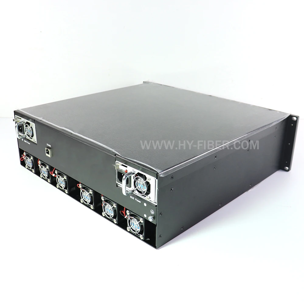 64 ウェイ光 EDFA CATV アンプ、3U 1550nm 高電源 YDFA