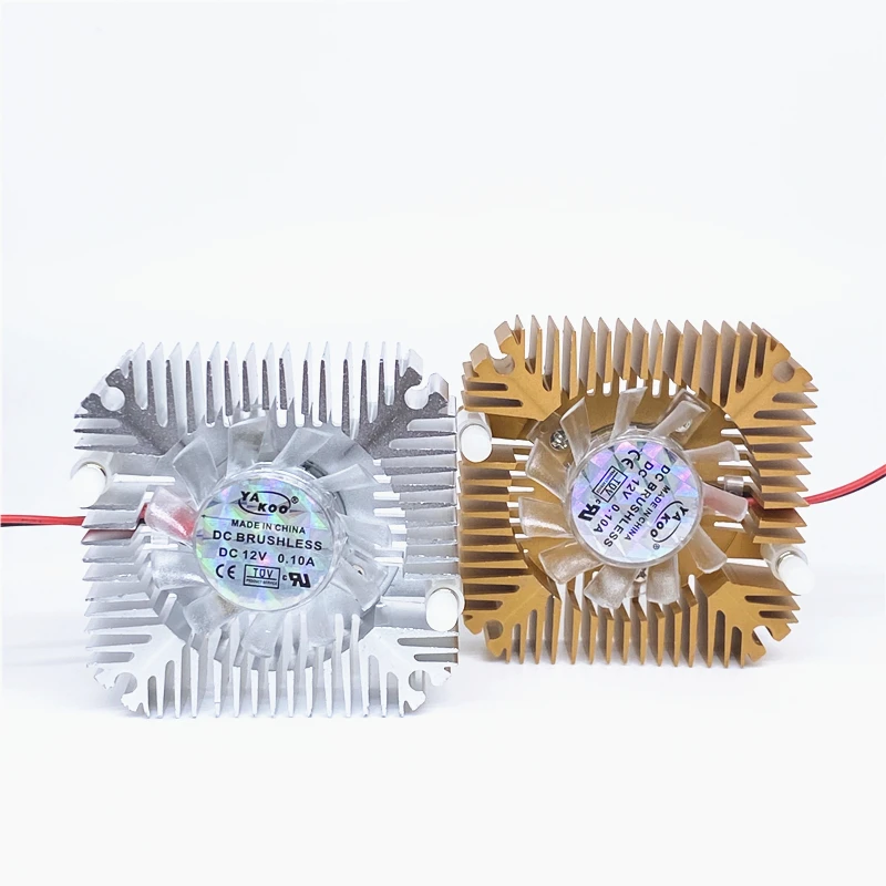 Ventilateur BGA DC 12V 5V 0,1 A 55mm, pont de carte, puces, avec dissipateur de chaleur, 2 broches