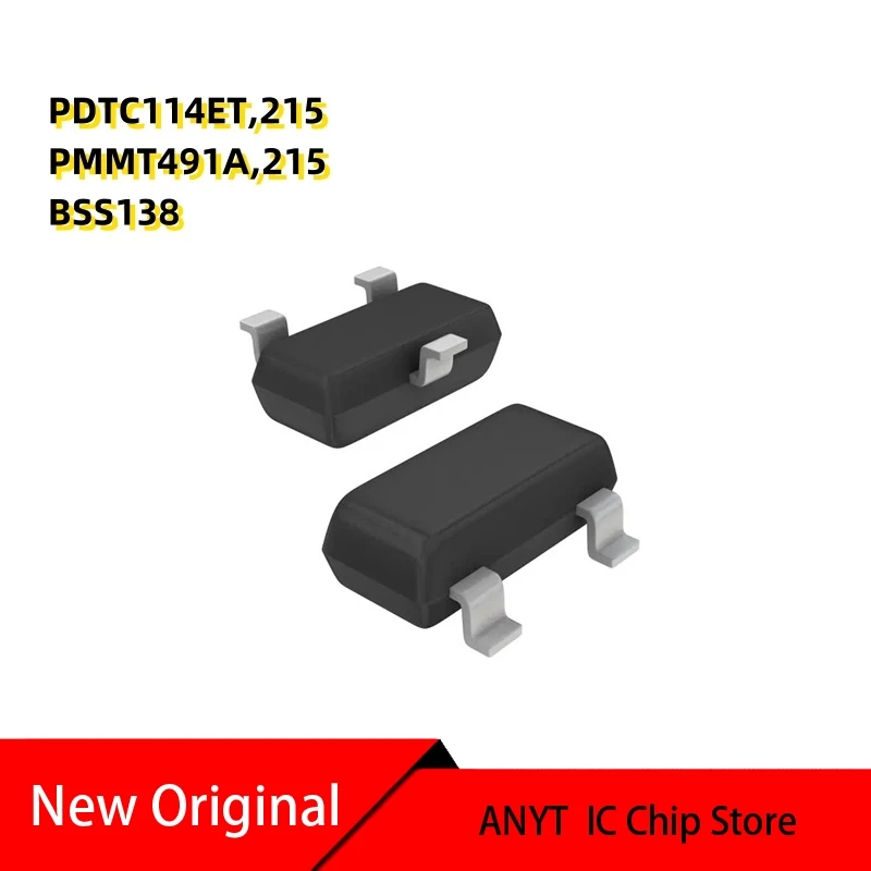 NEW  100PCS/lot  PDTC114ET,215 PDTC114 TC114   PMMT491A,215 MT491A    BSS138 SS138    SOT23(TO-236)