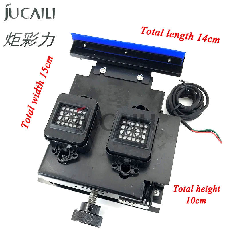 JCL Small Double Dual Head Capping Station for DTF DTG for Epson XP600 Printhead Cleaning Station Pump Assembly Ink Stack