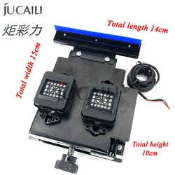 JCL Small Double Dual Head Capping Station for DTF DTG for Epson XP600 Printhead Cleaning Station Pump Assembly Ink Stack