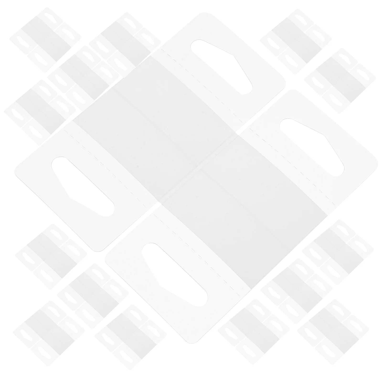 

200 шт. прозрачные клейкие подвесные вкладки для розничной торговли, липкие вкладки для продуктов для витрины магазина, вкладка для розничной торговли