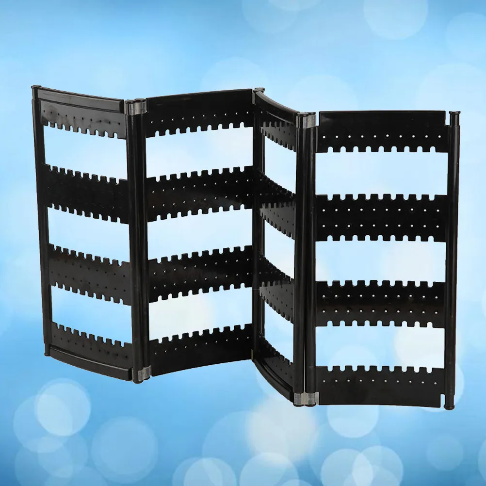 

Прозрачная подставка для украшений на 240 отверстий, органайзер для серег, для дома и бизнеса, портативная, экономит место