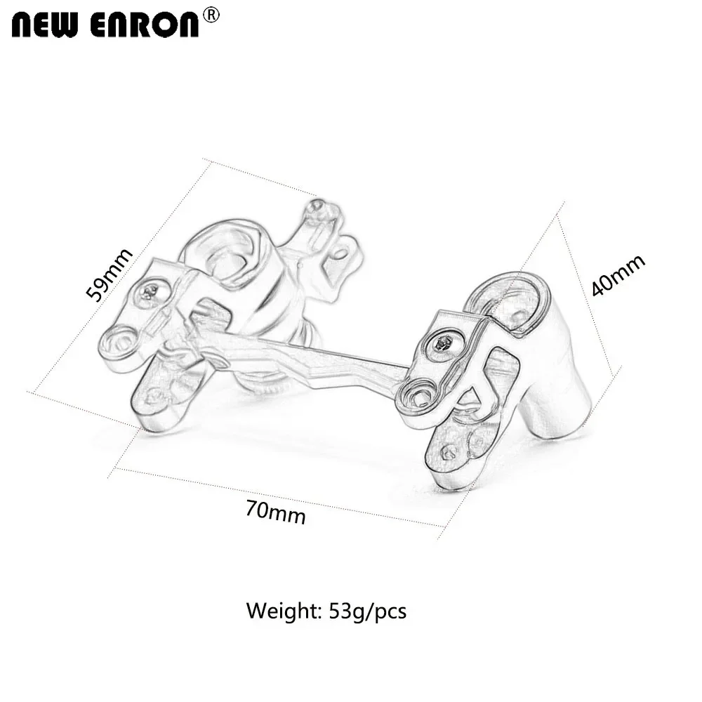 NEW ENRON Aluminum Alloy Steering Assembly #8946 Upgrade FOR RC Car 1/10 Traxxas MAXX 4S 89076-4