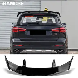 Black Spoiler for MG HS Tail Fin Morris Garages 2018-2022 Car Roof Wing Type TE Carbon Surface Accessories