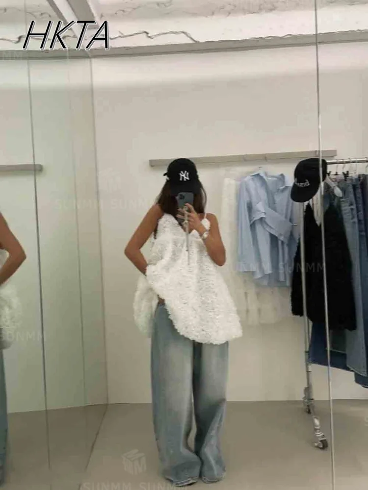 Robe à bretelles japonaise, Niche Senior, col en v, pétale tridimensionnel, taille haute, t-shirt noir mi-long, printemps été 2025