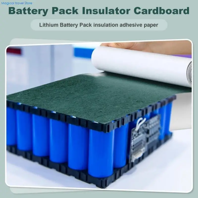 N2UB 1Roll Of 18650 Battery Insulator Sheet With Strong Adhesive Heat Resistant
