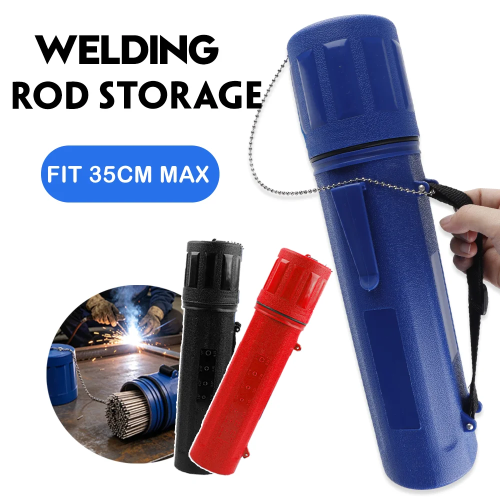 Moisture-proof Welding Rod Storage Tube Container with Removable Dividers ABS Welding Rod Storage Tube for Welders,Welding Tools