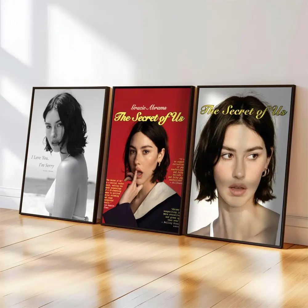 G-Gracie Abrams Sänger-Poster, Musik-Album-Cover für Zimmer, Leinwandgemälde, Kunstdruck, Heimwanddekoration, Bild, Geschenk