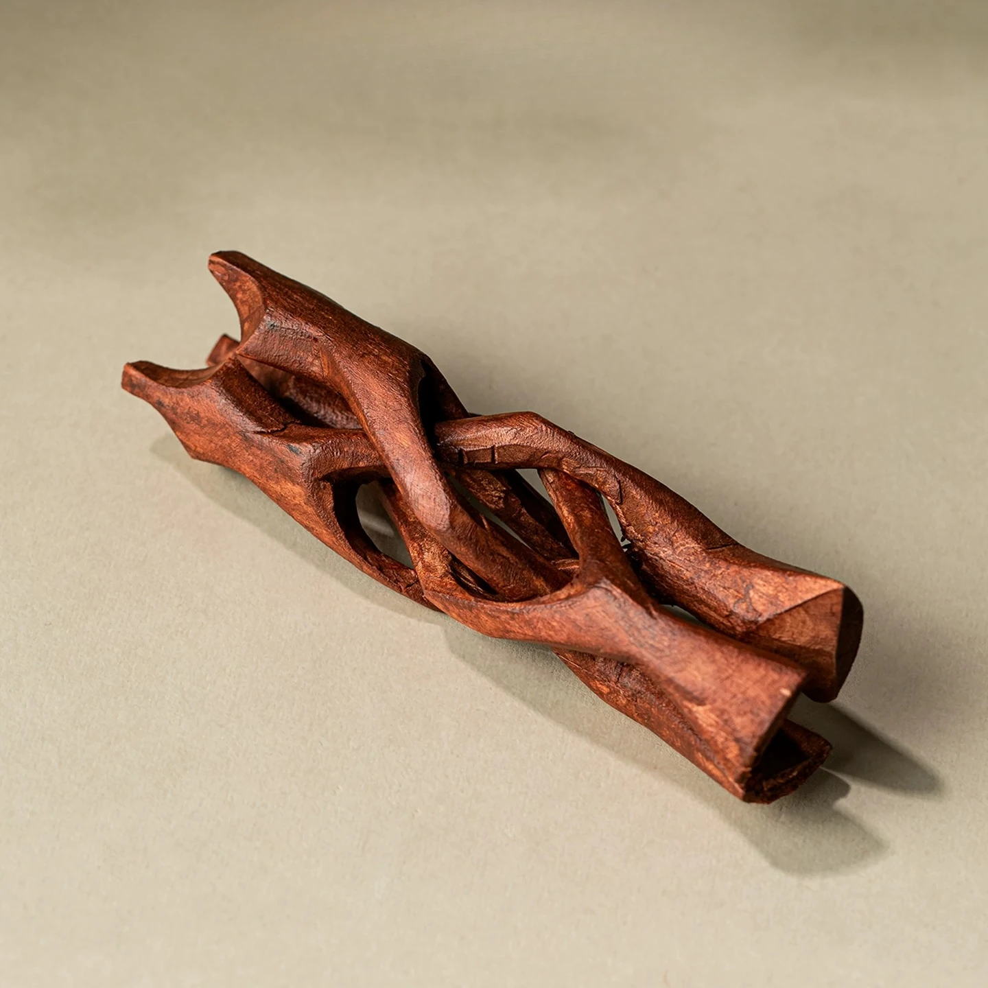 Indian Imported Poplar Wood Tripod Stand New Chinese Style Mahogany Solid Wood Incense Burner Base Decor