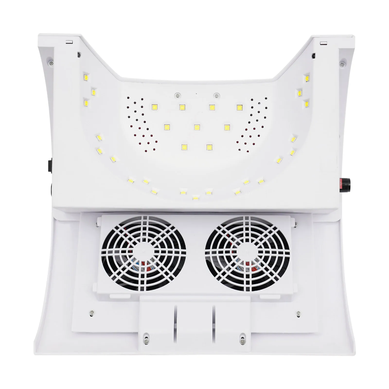 네일 먼지 수집기/네일 드릴 손 받침대&LED 데스크 램프, 5 in 1 LED 네일 램프 (젤 폴리쉬용, 네일 살롱 및 가정용)