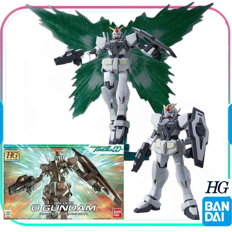 IN STOCK BANDAI ORIGINAL GUNDAM HGO0 1/144 52 GN-000 TEST COLORMATCHING Assembled Animated Character Model Collection