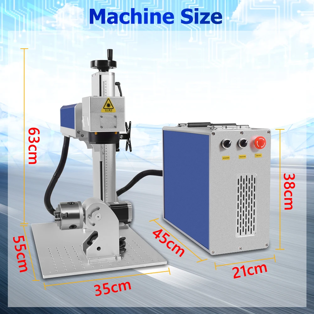 JPT M7 MOPA Faserlaser-Markiermaschine 60W 100W 200W 300W Metall-Lasergravierer für Gold- und Silber-Tiefengravur und -Schneiden – Detail 8
