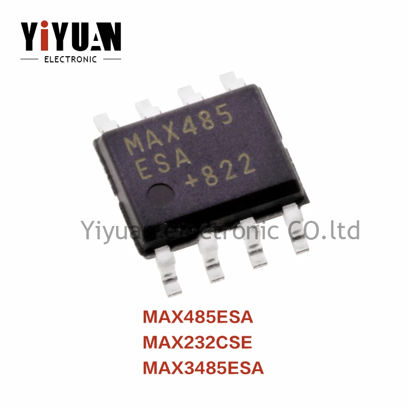 10PCS NEW MAX3483ESA MAX3486ESA MAX3488ESA MAX485ESA MAX232CSE MAX3485ESA SOP-8 Communication Transceiver Chip