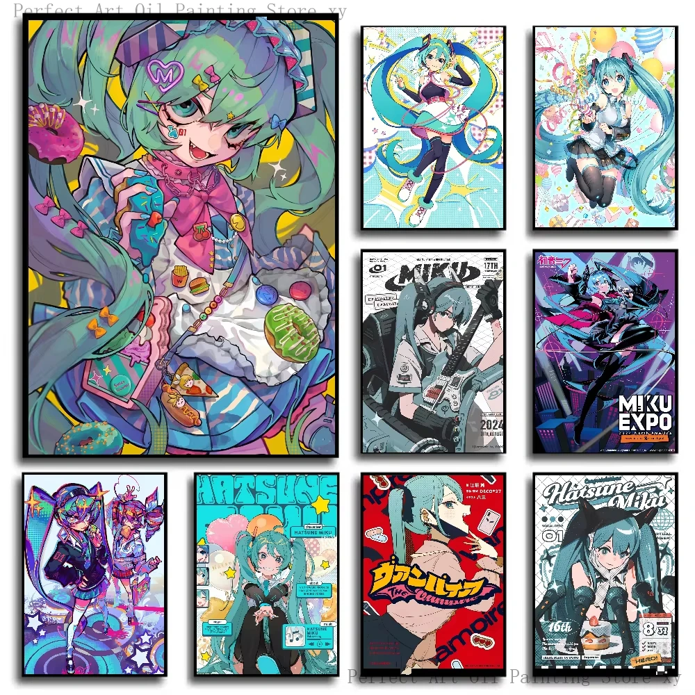 

Virtual Idol H-Hatsunes MikU 5D DIY Diamond Painting Kits Cross Stitch Mosaic Decorative Embroidery Gift