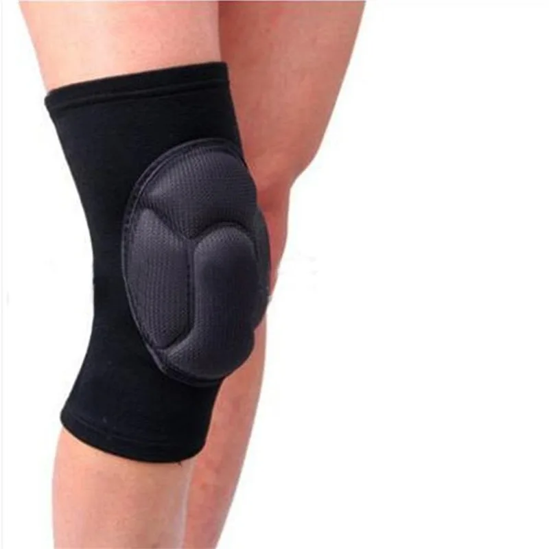 1pcs Protective Knee Pads Thick Sponge Football Volleyball Extreme Sports Anti-Slip Collision Avoidance Kneepad Brace