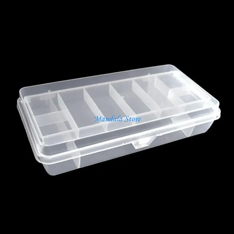 U2JC Tool Box with Large Capacity Plastic Tray Hand Tool Storage Box for Ca