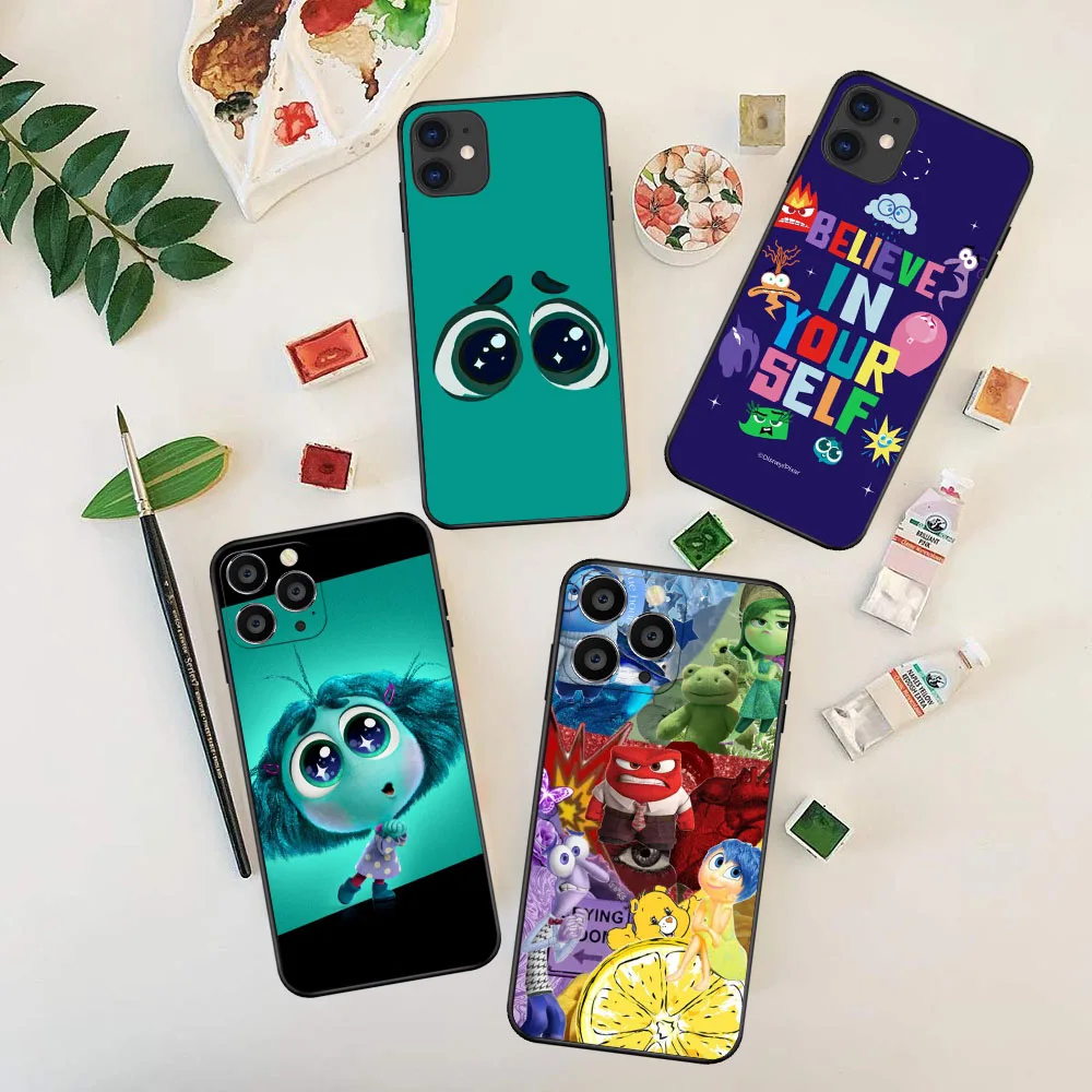 UK-43 Cartoon Inside Out 2 Soft Case for Xiaomi Redmi POCO M6 F6 X6 C65 Note 13 Pro+ Pro 13C A3