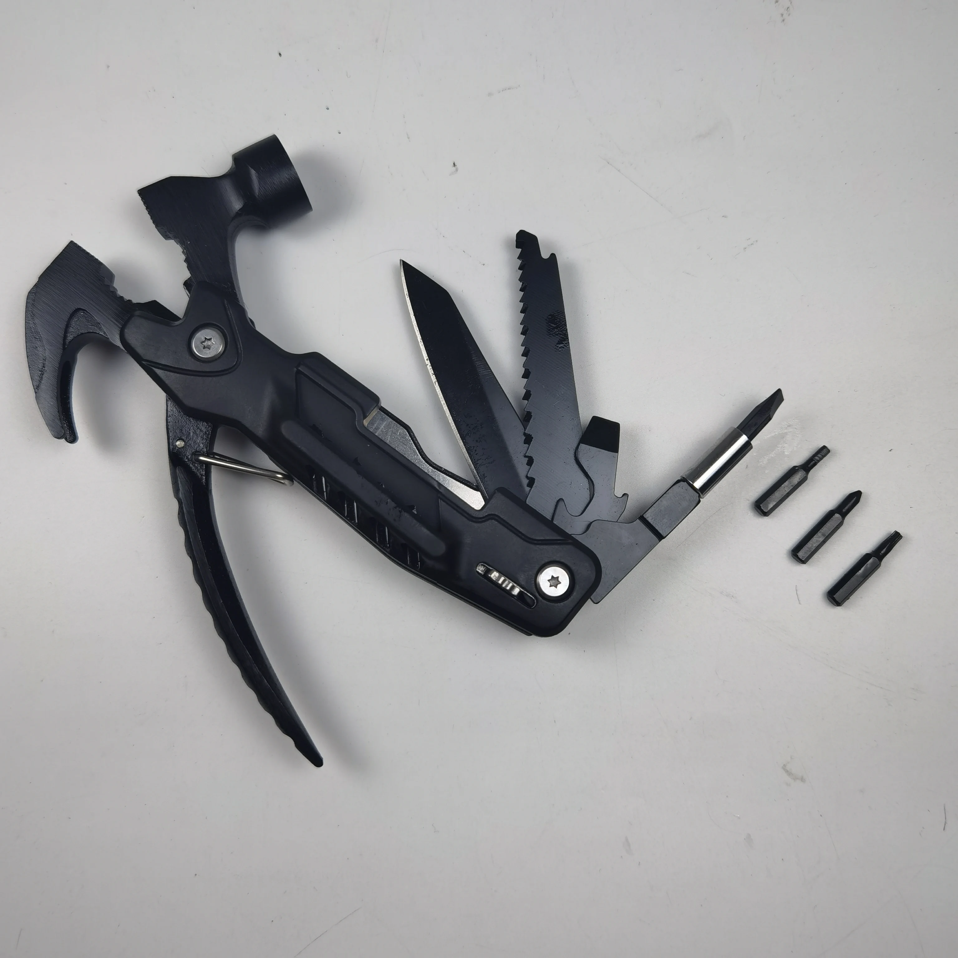 Multi Function Purples Portable Hammer Pliers Stainless Steel 13 in 1 Survival Gear Multi Tool Hammer