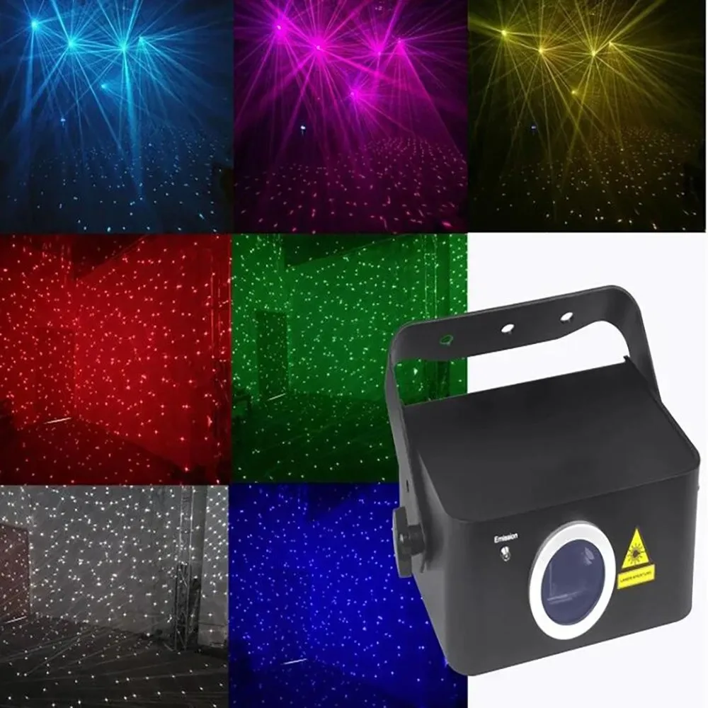 Projector Light Mini Star Effect 7 Colors RGB Changingssky Star Laser Light
