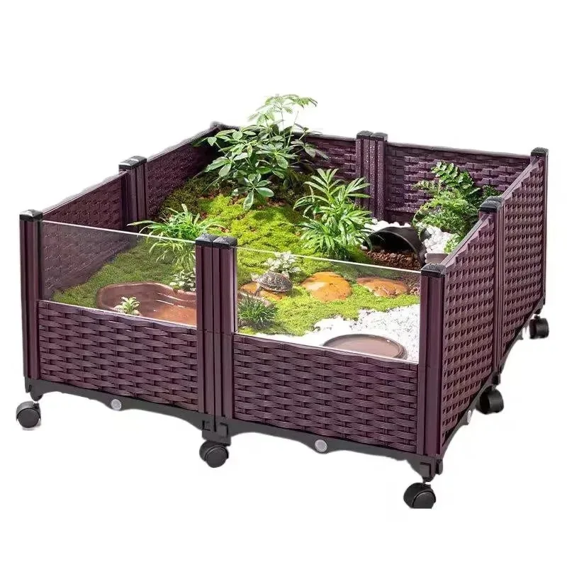 specialized-turtle-breeding-enclosure-terrestrial-turtle-semi-water-turtle-tank-ecological-landscaping-enclosure-for-turtles