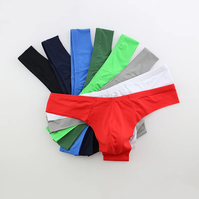 

8Pcs/Lot Men's Sexy Gay Underwear Thongs and G Strings Low Rise Male Lingerie Bikinis Penis Bulge Pouch Underpants Jockstrap