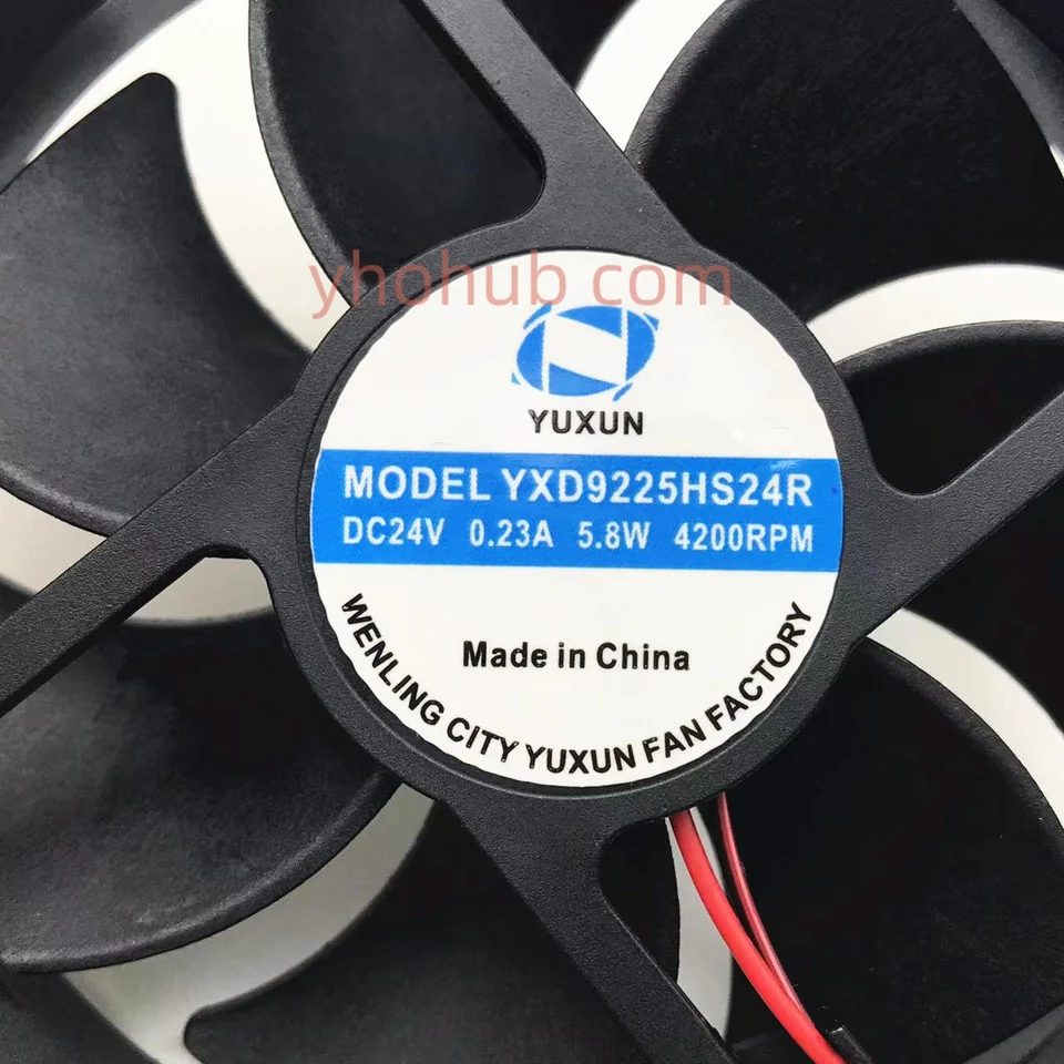 Yu-(*^^*) 24V 92x92x25mm Server Cooling Fan 4200RPM
