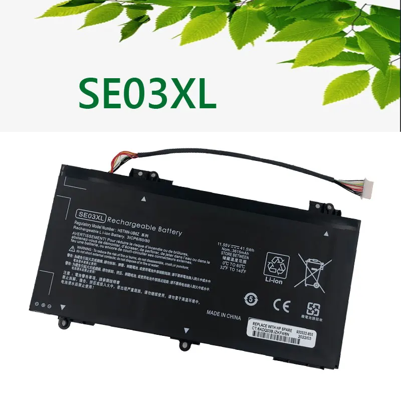 

SE03XL Laptop Battery For HP Pavilion 14-AL000 Series HSTNN-LB7G HSTNN-UB6Z SE03 TPN-Q171 849568-541 849568-421