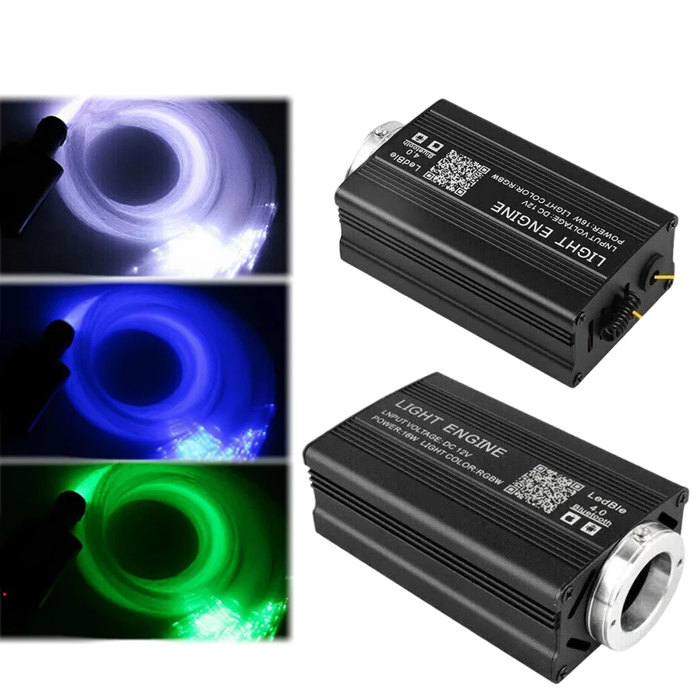 Lampu Langit Berbintang Mobil 12W 16 Warna, Kontrol Aplikasi, Lampu Ambient Langit Berbintang untuk Plafon Mobil