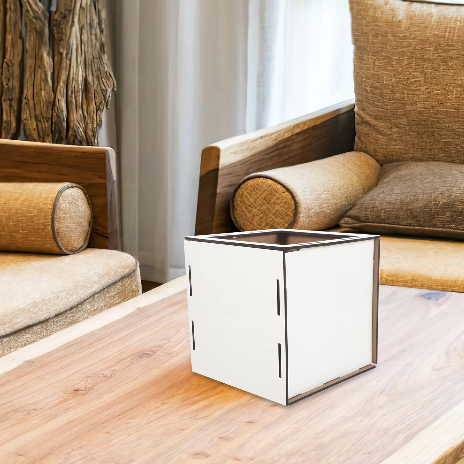 

Thermal Transfer Sublimation Tissue Box Storage Blank Plate Rectangle Boxes White Suitable Home Hotel Coffee Shop Fine Polished