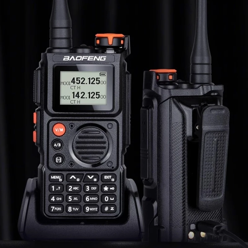 Baofeng BF-K6 walkie-talkie à prova de poeira antiqueda tela de 1.77 polegadas redução de ruído bateria de grande capacidade intercomunicador portátil ao ar livre