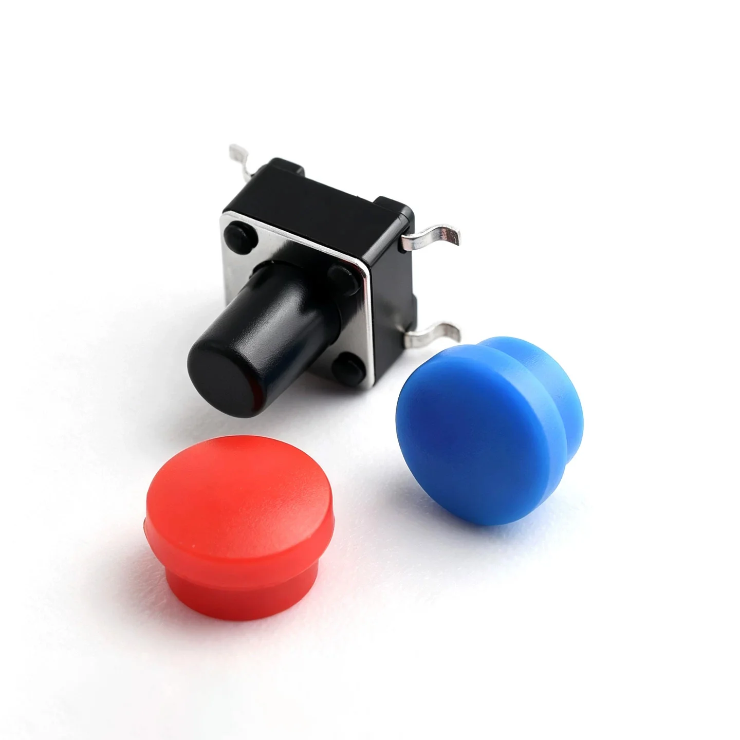 ZE JIE A29 Keycap Small Outer Diameter 6mm Inner Diameter 3.1/3.2/3.4mm for 6*6 Tact Switch, 2*3 Head Self-locking, Size 6*3.5mm