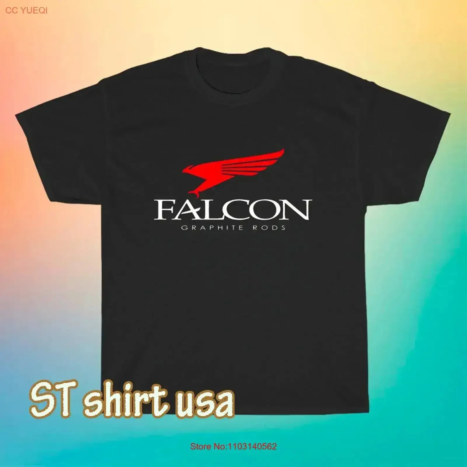 New Falcon Graphite Rods Fishing Logo T Shirt Funny Size S to 5XL vintage Washed Breathable Casual Stylish designer clothes
