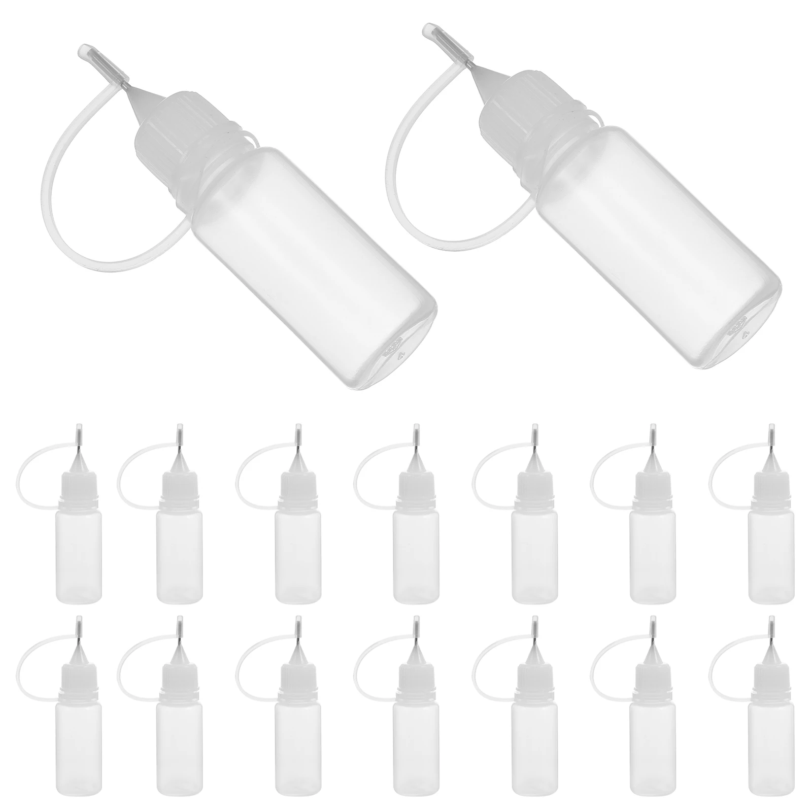 

50 Pcs Laboratory Drop Bottle Squeeze Bottles Chmical Plastic Empty Needle Droplet Glue