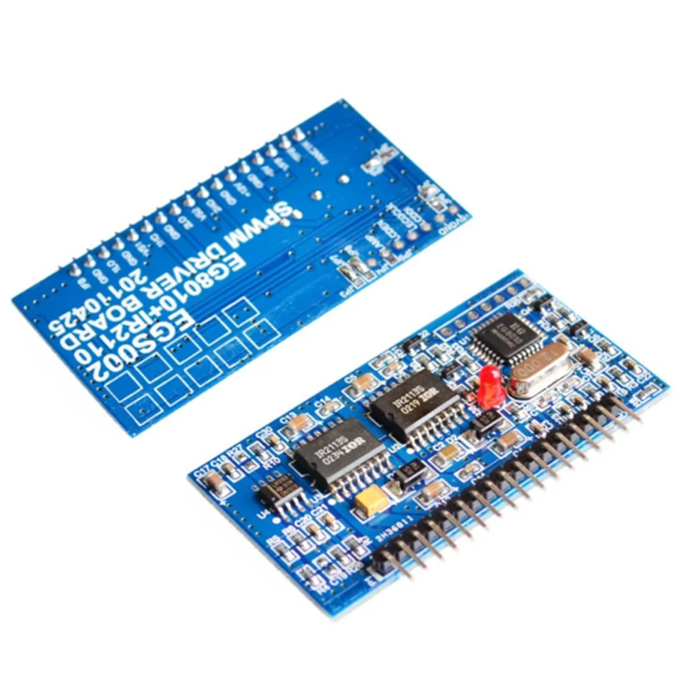 Inversor de onda sinusoidal pura de 5V DC-AC, placa de controlador SPWM EGS002, oscilador de cristal de 12Mhz, módulo de conducción EG8010 + IR2113