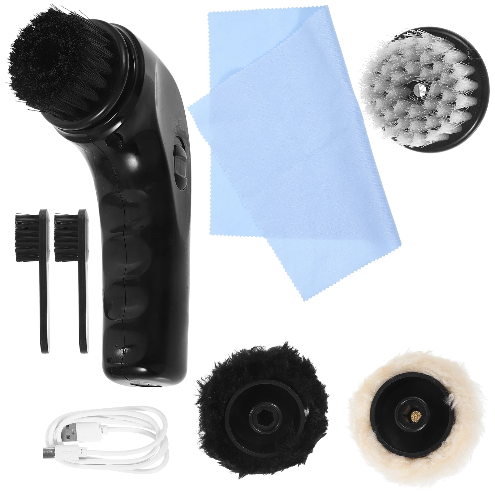 

Rechargeable Shoe Brush Ergonomic Design Polisher Shoes Care Kit Electric Comfortable Handle Scrubber
