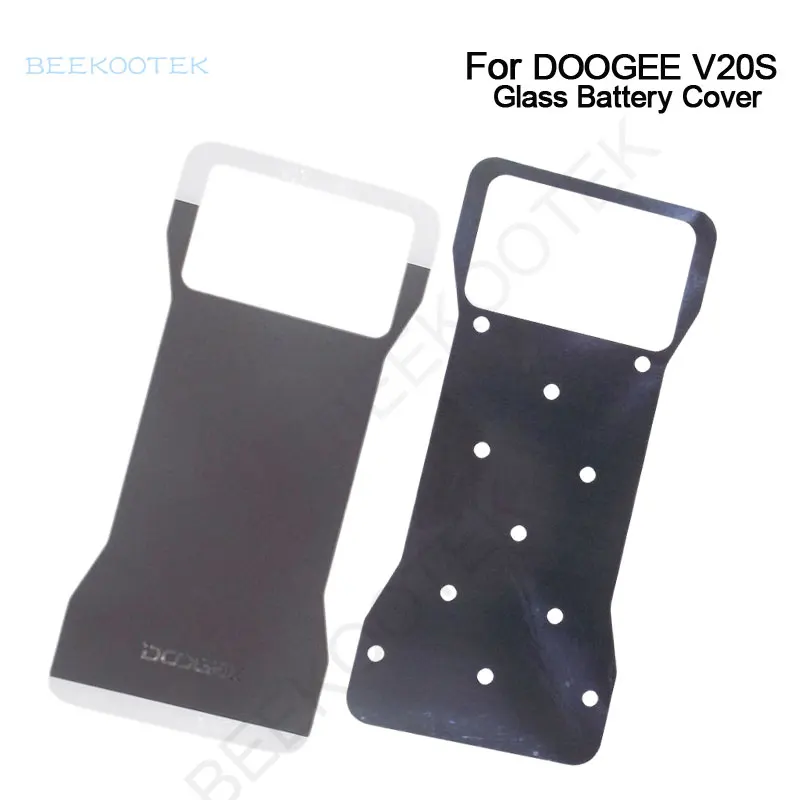 New Original DOOGEE V20S Battery Cover Rear Cover Glass Cover Plate With Foam Adhesive Accessories For DOOGEE V20S Smart Phone