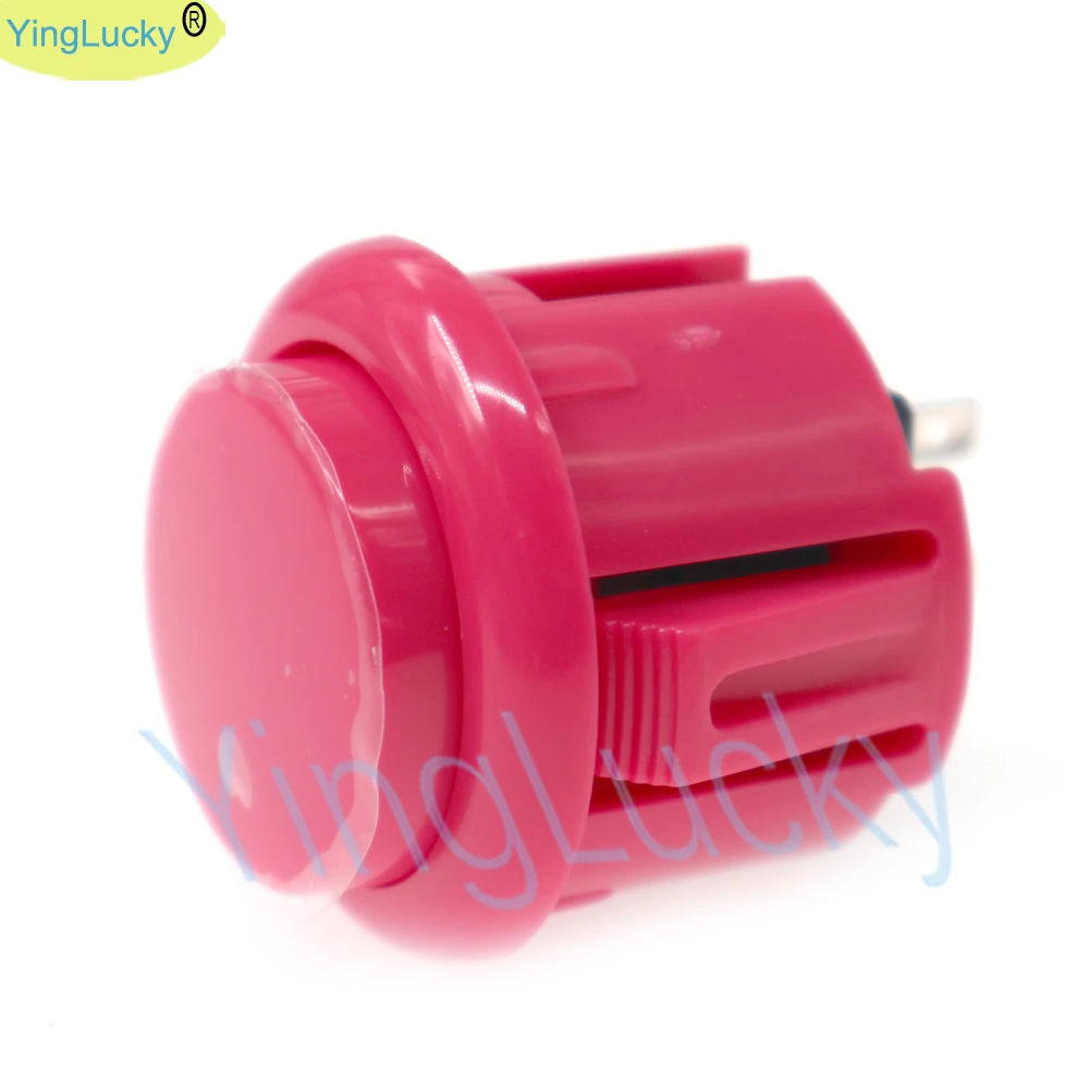 100 Stück Arcade-Tasten 30 mm 24 mm Kopie Sanwa-Tasten DIY Arcade-Joysticks Teile Arcade-Videospielkonsolen-Zubehör
