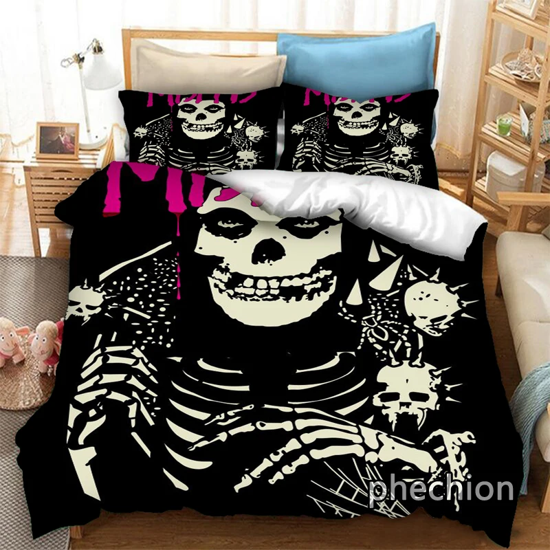 

phechion Misfits 3D Print Bedding Set Duvet Covers Pillowcases One Piece Comforter Bedding Sets Bedclothes Bed Linen K186