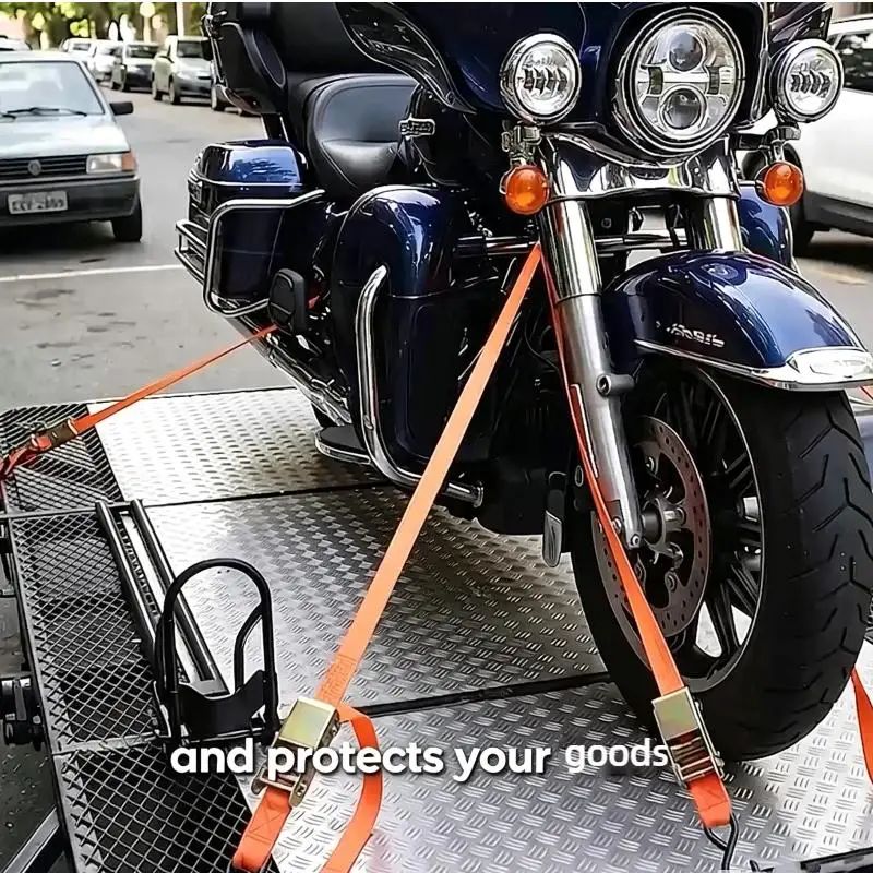 Easy Storage Ratchet Cargo Straps 4 Pack 4.5m x 2.5cm 480kg Capacity for Household Moving Transport Use