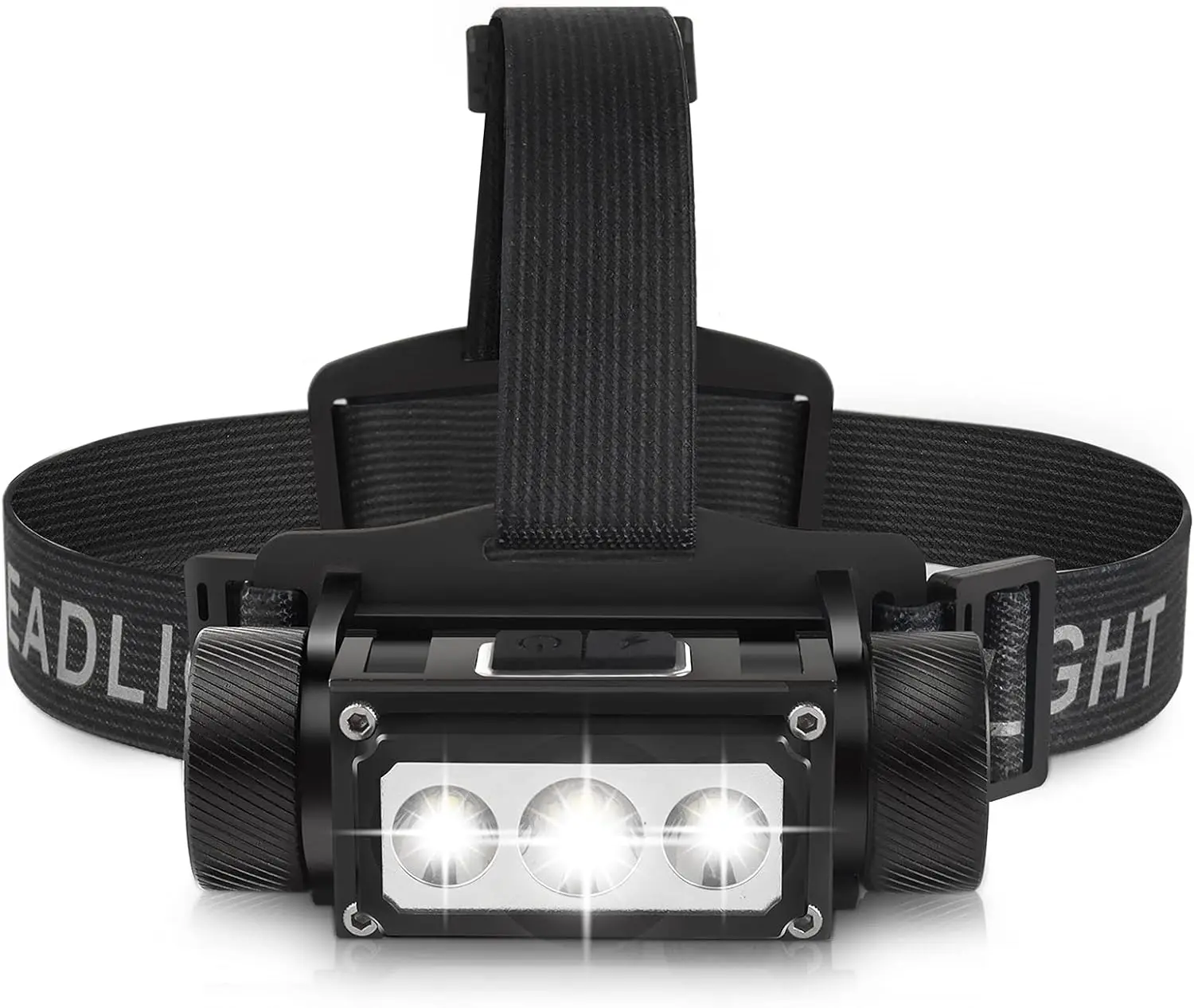 Linterna frontal LED recargable de 4000 lúmenes, 6 modos, 160 °   Ajustable para Adultos