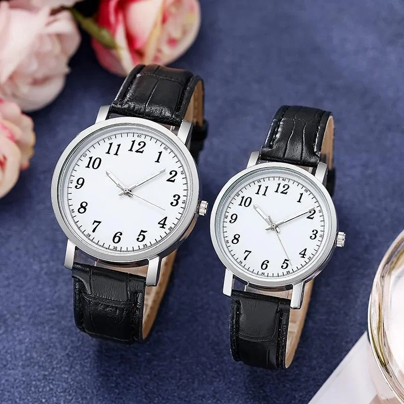 Couple Fashion Watches Women\'s Men\'s Watches Men\'s Simple Digital Women\'s Quartz Watches for Daily Wear Gift Watches