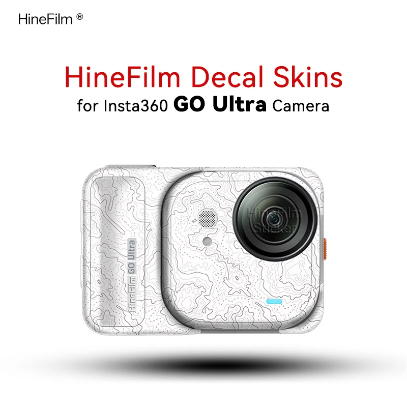 

Hinefilm Skin for Insta360 GO Ultra Action Cameras Sticker Decal Skin Camera Wrap Cover Sticker Film