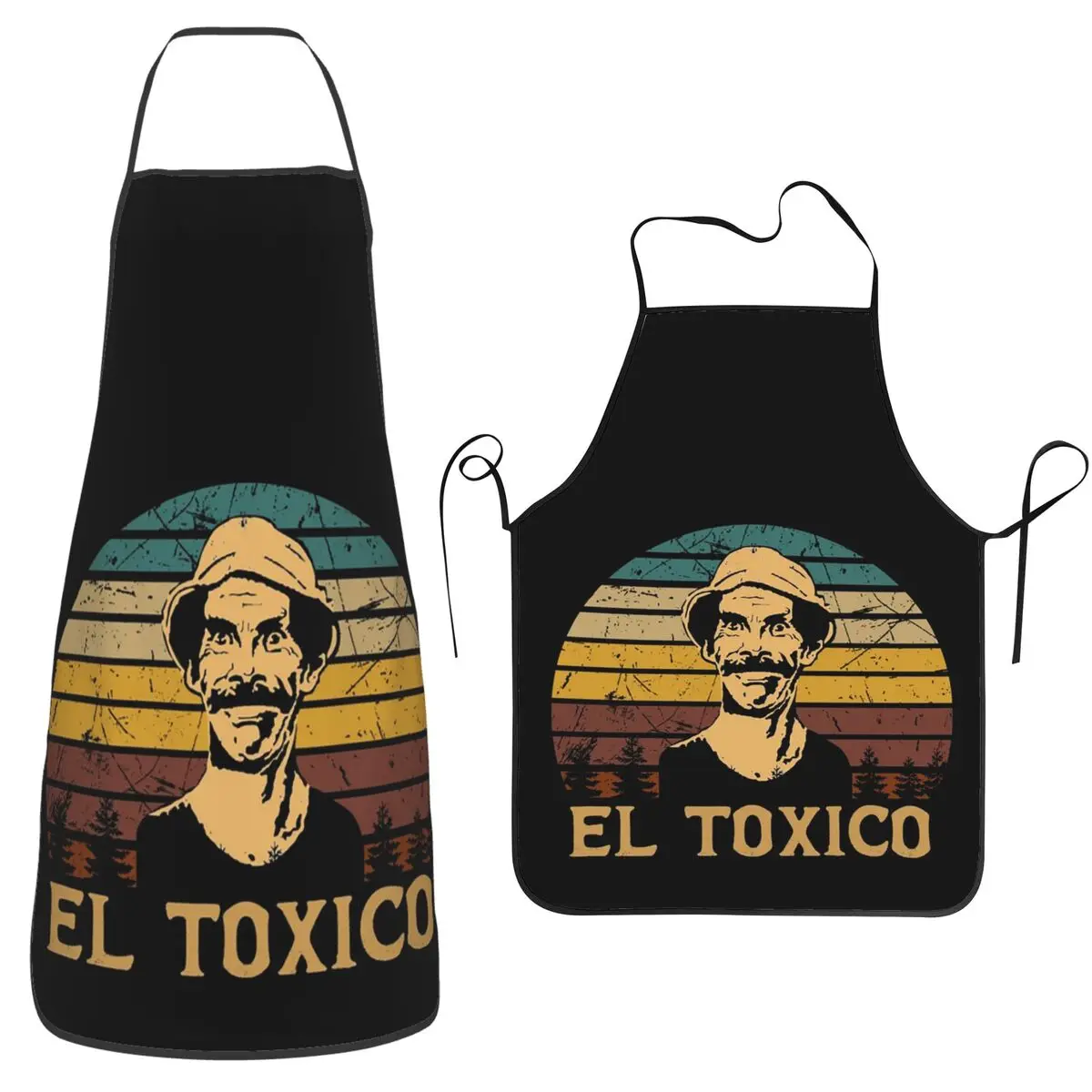 Delantal de cocina El Chavo Del Ocho Don Ramon, del serial de televisión El Toxico, para cocinar, limpiar la cocina, para mujeres y hombres, para pintar