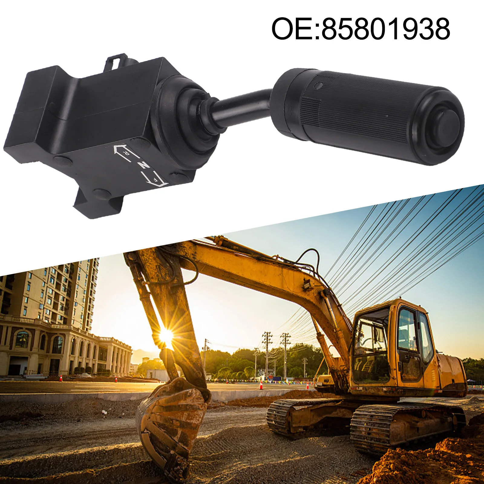 

For LB110 For LB75 Steering Switch Control Level For Tractor Repair Black 85801938 ABS No Deformation Quick Setup