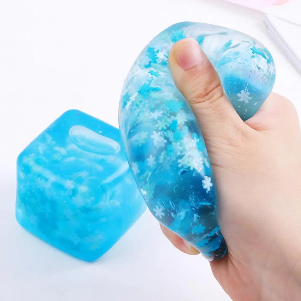 1/3Pcs giocattolo antistress Slow Squeeze Toy Ice Cube palle antistress divertente giocattolo per alleviare l'ansia per bambini adulti regali di compleanno creativi