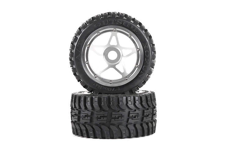 Conjunto de roda de cubo de roda de liga de alumínio de usinagem CNC para 1/5 ROFUN HPI BAJA 5B